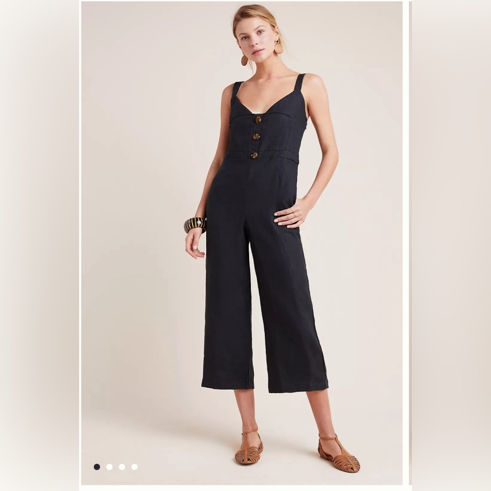 Anthropologie Faithful the Brand linen jumpsuit